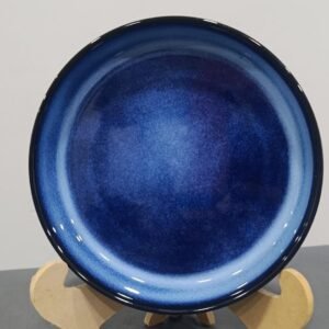 Plato Hondo Azul Línea Moderna